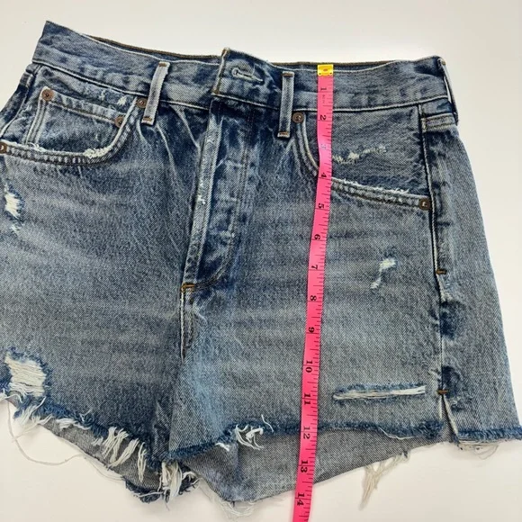 Agolde Denim cut off Shorts 26 - Picture 4 of 6